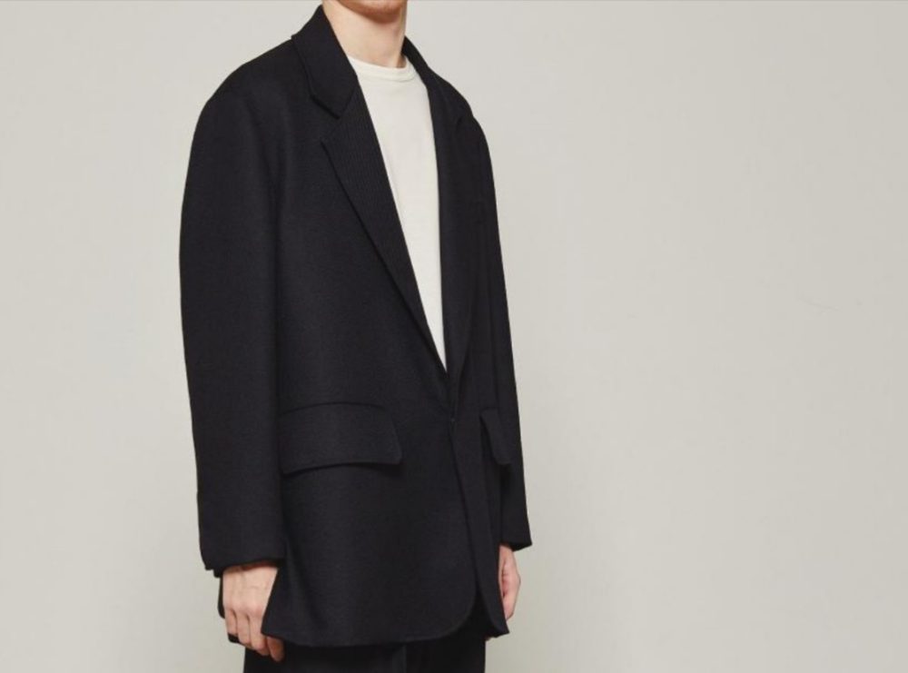 THE RERACS/ NOTCHED JACKET & SLACKS WIDE | DOUBLE VISION